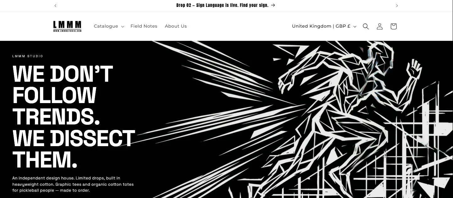 LMMM Studio homepage